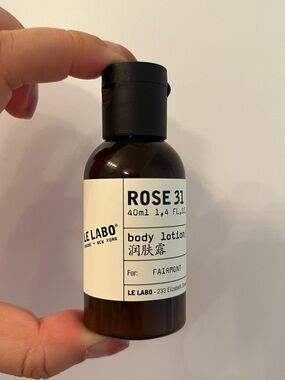 Le Labo Rose 31 Body Lotion 40ml Brand new from Fairmont Hotel GWP